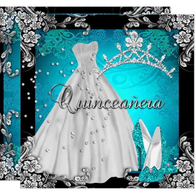 teal dress with silver shoes