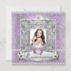 Quinceanera 15th Birthday Party Damask Lilac
