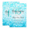 Quinceanera 15th Birthday Turquoise Bokeh Lights