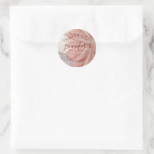 Quinceanera 15th Elegant Birthday Party Classic Round Sticker (Bag)