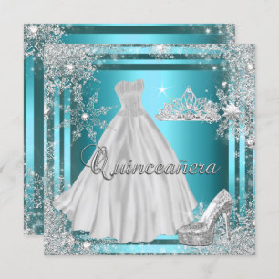 Quinceanera 15th Elite Elegant Birthday Party Invitation