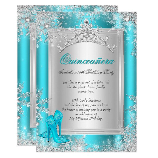 Winter Wonderland Quinceanera Ts On Zazzle