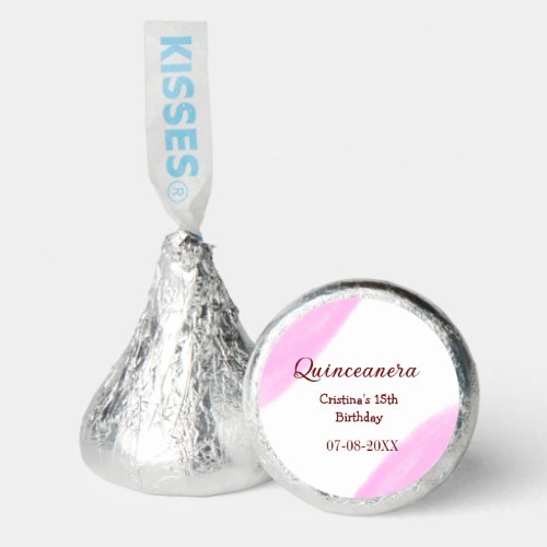 Quinceanera anos 15th birthday add name texture ye hersheys kisses