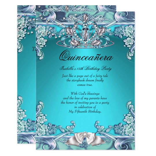 Rustic Elegance Quinceanera Party Invitation