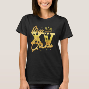 Quinceanera Birthday Mexican Fiesta Quince Party T-Shirt