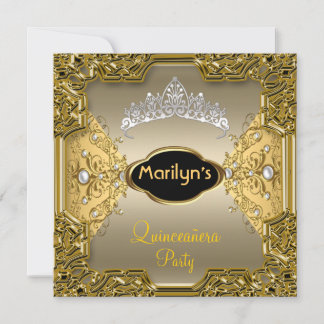 Quinceañera Birthday Party 15th Invitation
