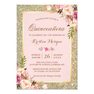 Designs For Quinceanera Invitations 1