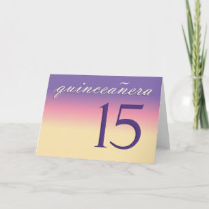Quinceanera Card