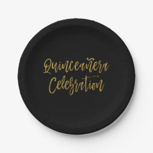 Quinceanera Celebration 15th Birthday Plates