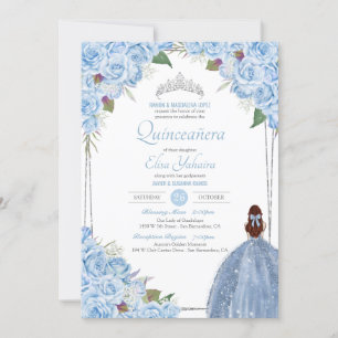 Quinceanera Cinderella Princess Birthday Invitation