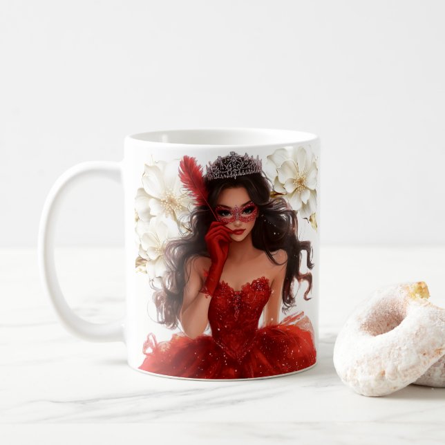 Quinceanera Coffee Mug (With Donut)