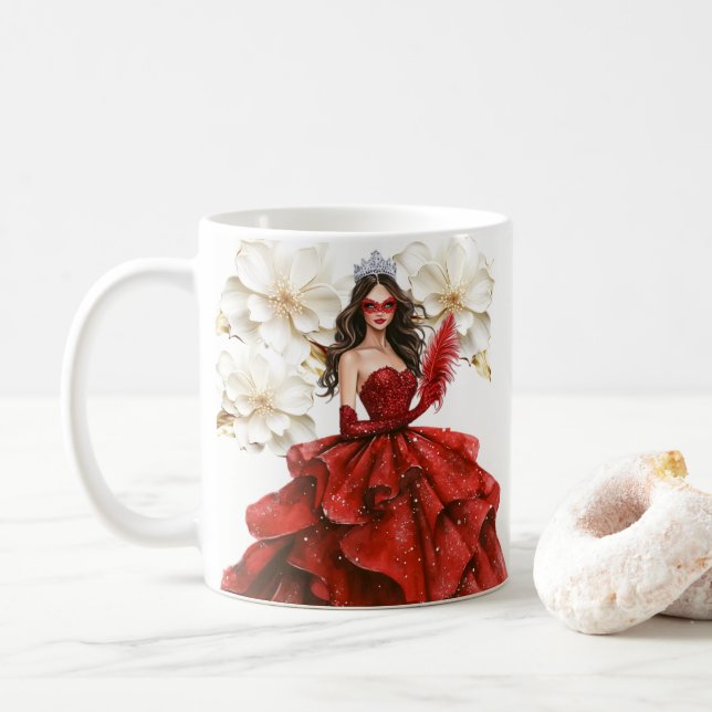 Quinceanera Coffee Mug (With Donut)
