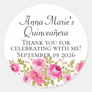 Quinceañera Custom labels for your 15th Birthday!