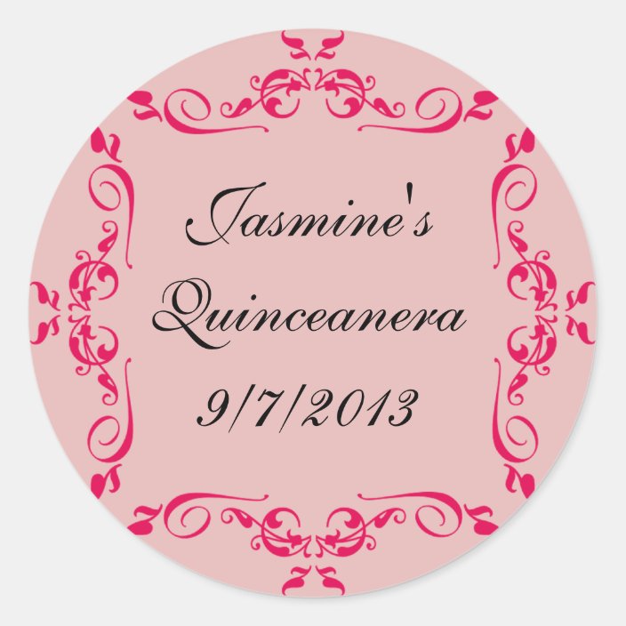 Quinceanera Custom Stickers | Zazzle.com