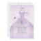 Quinceanera Dusty Lilac Purple Silver Glitter Gown