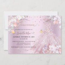 Quinceanera Dusty Rose Glitter Gown Sweet Peas