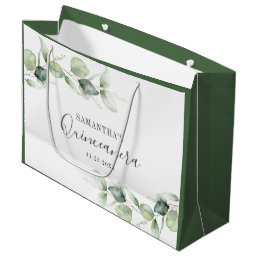  Quinceanera Eucalyptus 15th Birthday Party Large Gift Bag