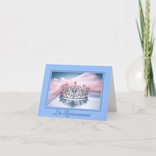 Quinceanera Folded Card