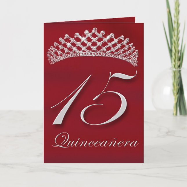 Quinceañera for the 15th birthday invitation (Front)