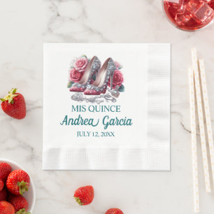 Quinceanera High Heels Napkins