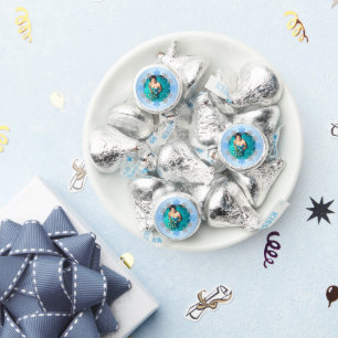 Quinceañera Ice Blue Silver Winter Snowflake Hershey®'s Kisses®
