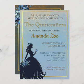 Quinceañera invitation