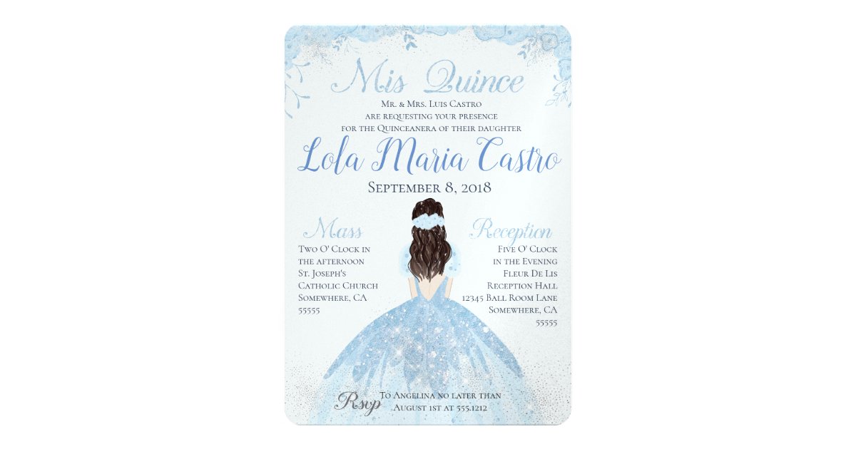 QUINCEANERA INVITATION
