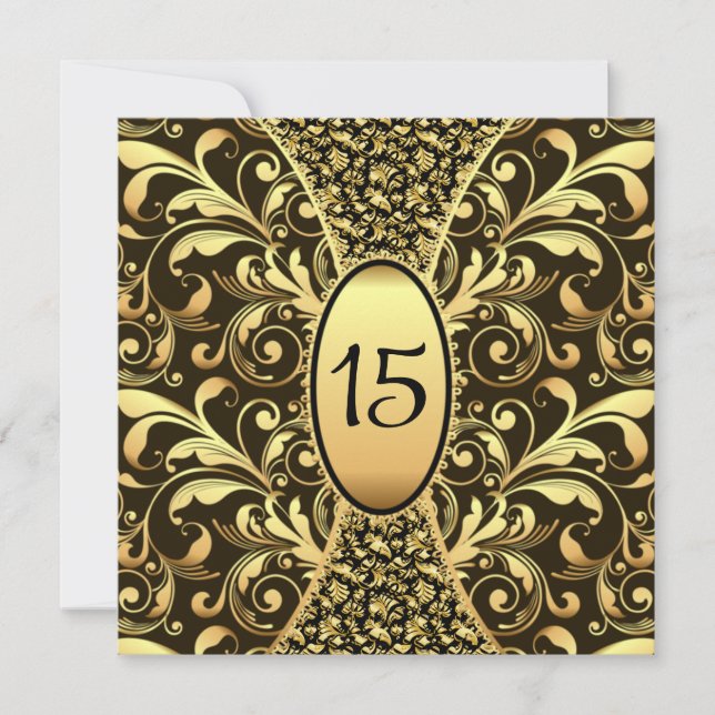 Quinceanera  Invitation (Front)