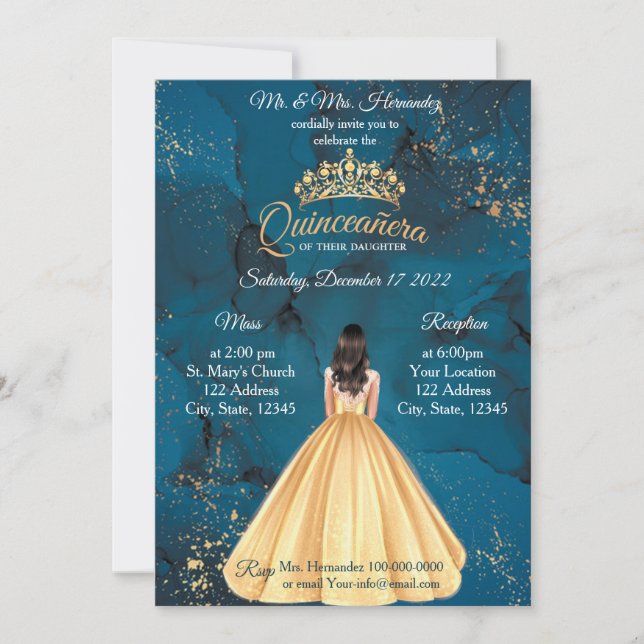 QUINCEANERA INVITATION (Front)