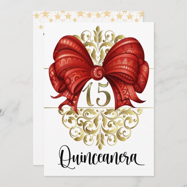 Quinceanera  Invitation (Front/Back)