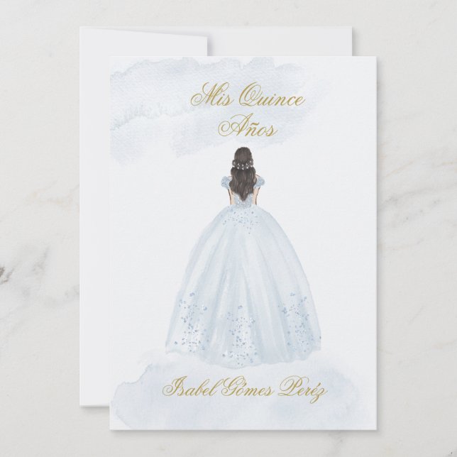 Quinceanera invitation in Spanish (Front)