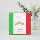 Quinceanera Invitation Mexico Flag | Zazzle