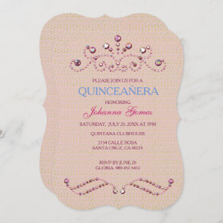 QUINCEAÑERA INVITATION PRINCESS