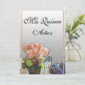 Quinceanera Invitations in Spanish (Standing Front)
