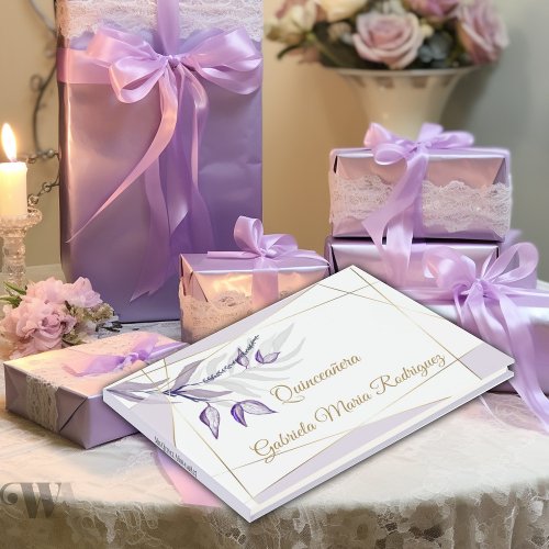 Quinceaera libro de visitas  guest book