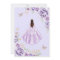 Quinceanera Lilac Purple Dress Floral