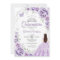 Quinceanera Lilac Purple Silver Dress Floral