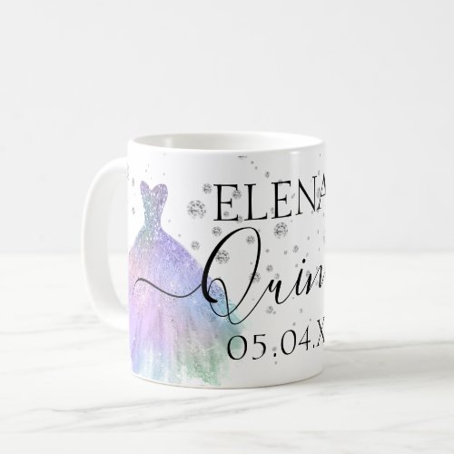 Quinceaera Mug Birthday Party Favor Personalized 