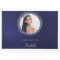 Quinceanera navy blue silver photo glamorous