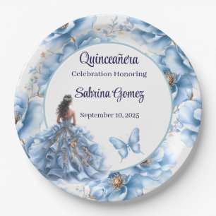 Quinceanera Paper Plates
