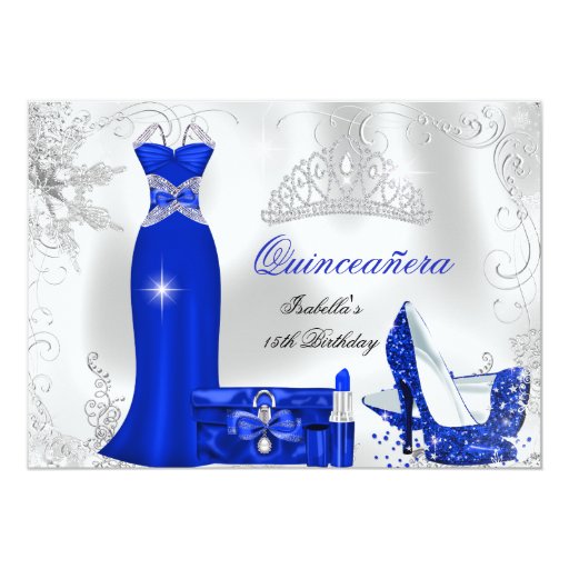 Royal Blue Invitation Paper 9