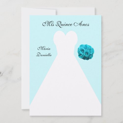 Mis Quince Anos Quinceanera Party Invitation