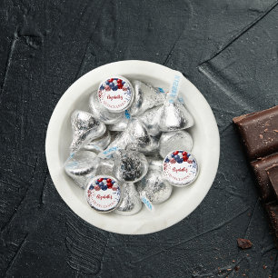 Quinceanera patriotic USA red white blue flag Hershey®'s Kisses®