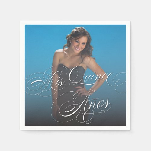 Quinceaera Photo Paper Napkins