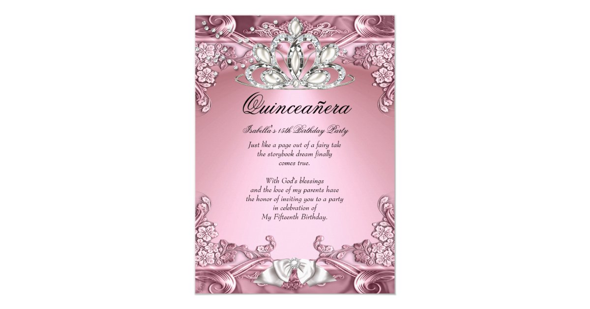 quinceanero invitations