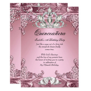 quinceañera invitations zazzle