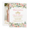 Quinceanera Pink Blush Floral Gold Crown Photo