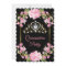 Quinceanera Pink Pretty Country Floral Gold Black