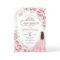 Quinceanera Pink Silver Dress Floral