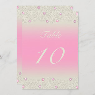 Quinceanera Pink Sparkle and Lace Invitation